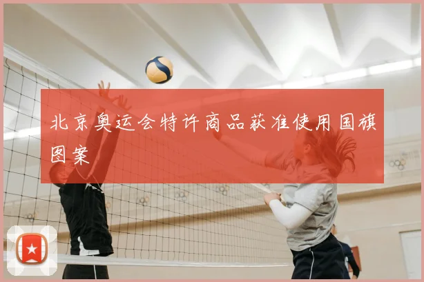 北京奥运会特许商品获准使用国旗图案